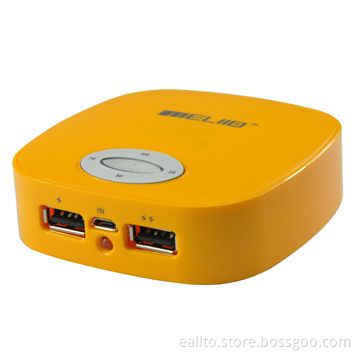 Portable Power Station for iPhone with 6,500mAh Polymer Lithium Battery Capacity